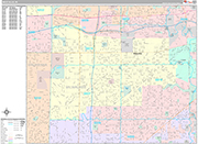 West Allis  Wall Map Premium Style